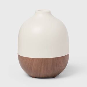 Threshold 300ml Ultrasonic Essential Oil Diffuser White Woodgrain READ